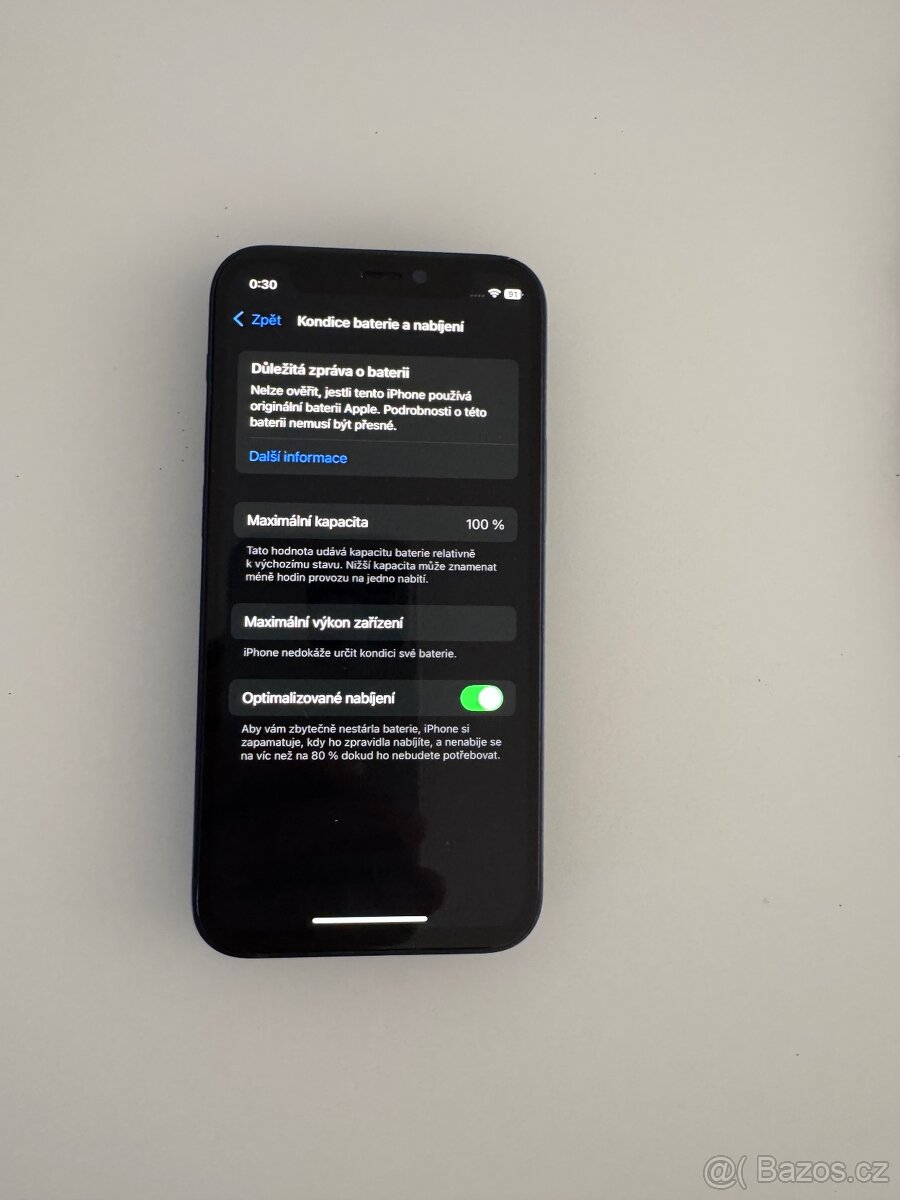 Pekny Apple iPhone 12 mini 256GB Blue