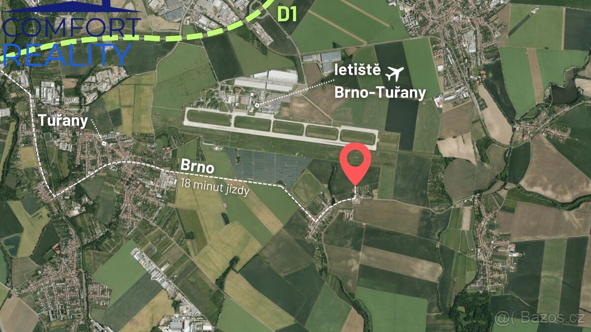 Investment opportunity, land in Šlapanice near Brno