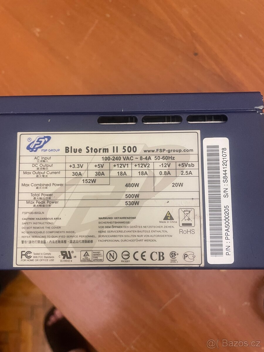 Prodám zdroj fsp 500w