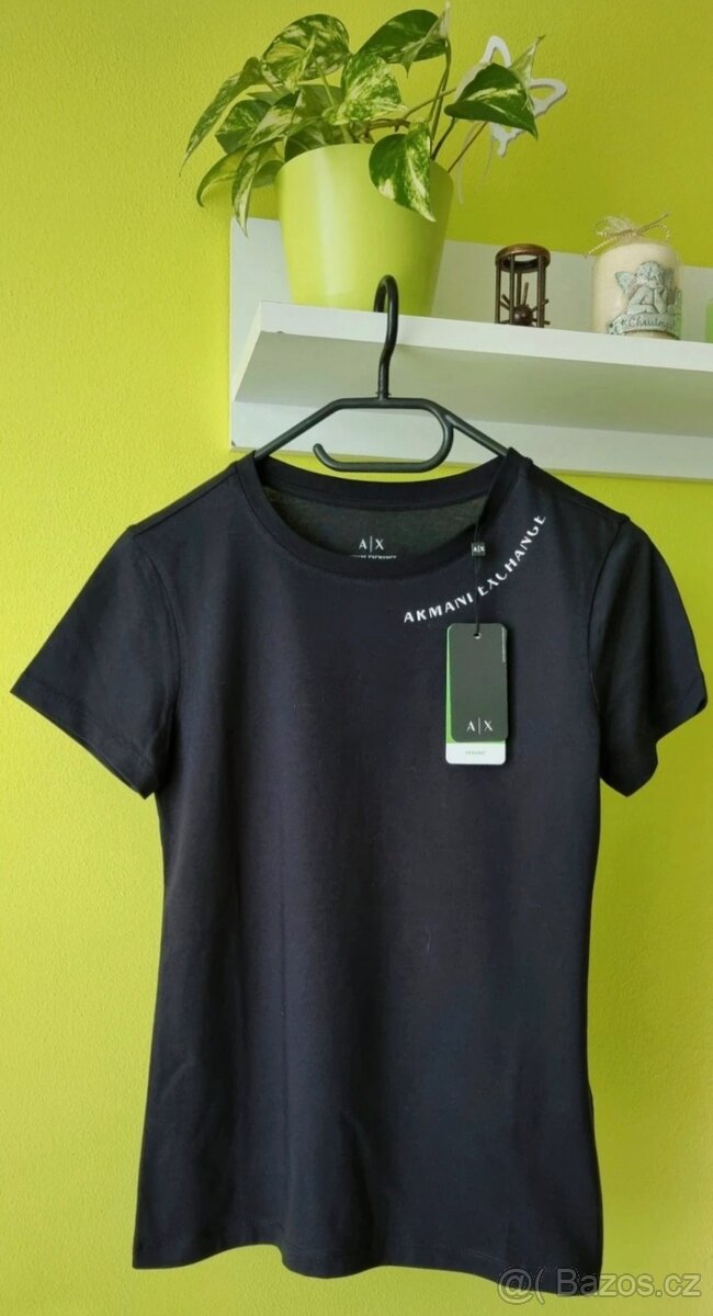 Černé tričko AX Organic