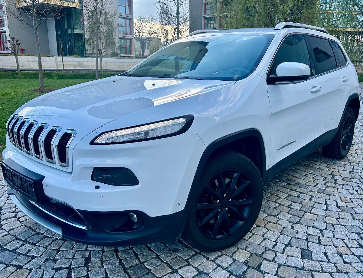 JEEP CHEROKEE 2.0D 125KW 4x4 -LIMITED-AUT-KUŽE-NAVI-TAŽNÉ