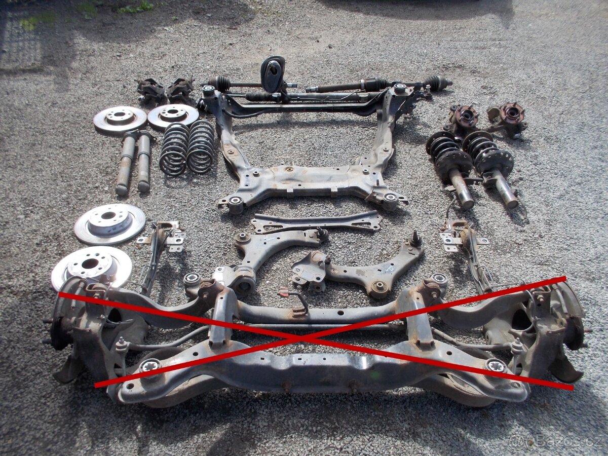Díly podvozku + brzdy Ford Galaxy 2.0TDCI 103kw