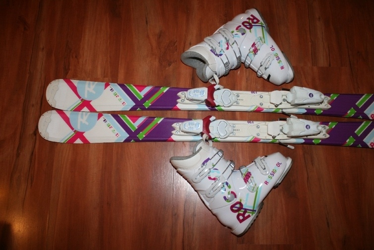 lyže Rossignol fun Girl 120 cm , lyžaky