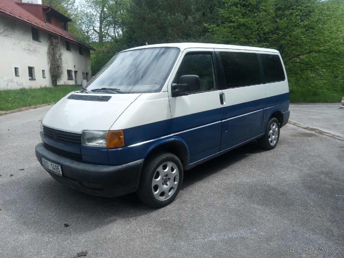 VW T4 Transporter 2.4D 9 míst Nová STK