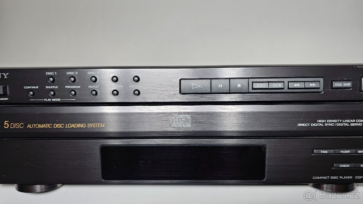 CD přehrávač s changerem Sony CDP C422M
