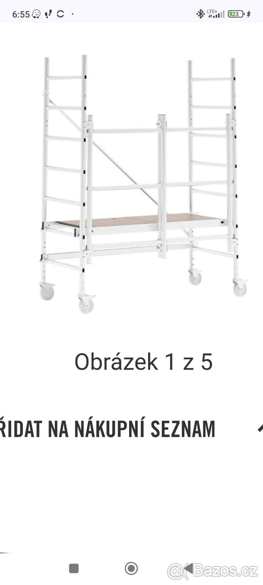 Lešení pojízdné