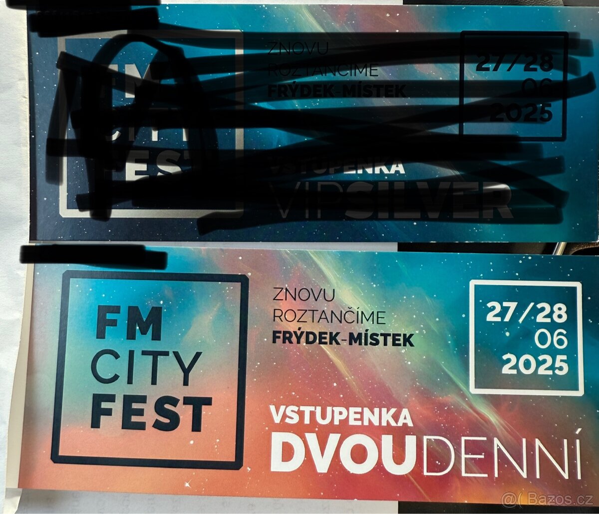 FM CITY FEST 1x silver VIP a 1x dvoudenní