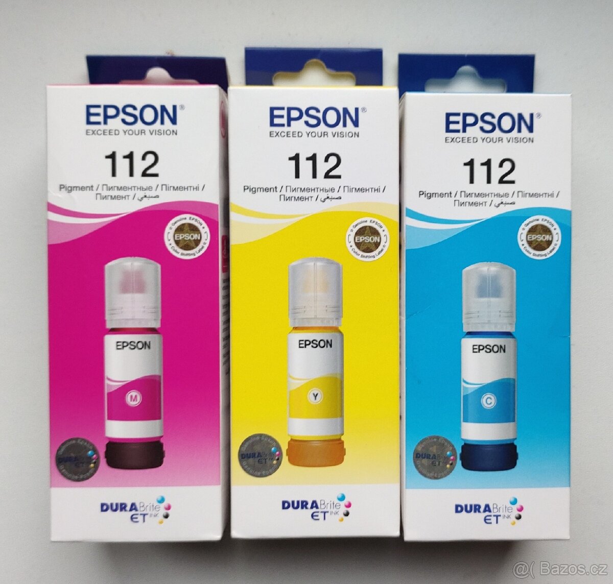 Inkoust Epson 112 3x cena za vše, original