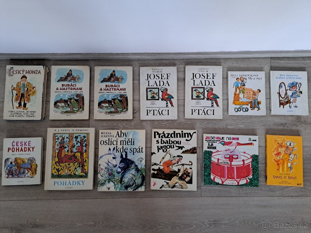 Dětské, pohádkové knihy - Lada, Erben, Němcová, Doskočilová