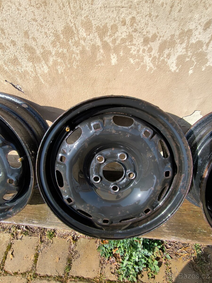 Plechový disky 4ks VW Polo V
