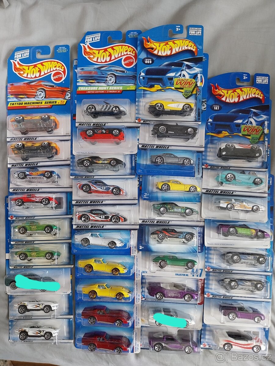 Hot wheels auto, auticko Corvette