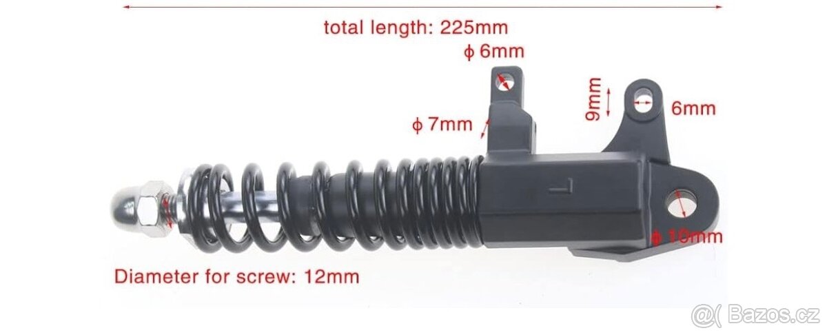 Flycoo odpružení předního kola. 10palcové elektrokoloběžky