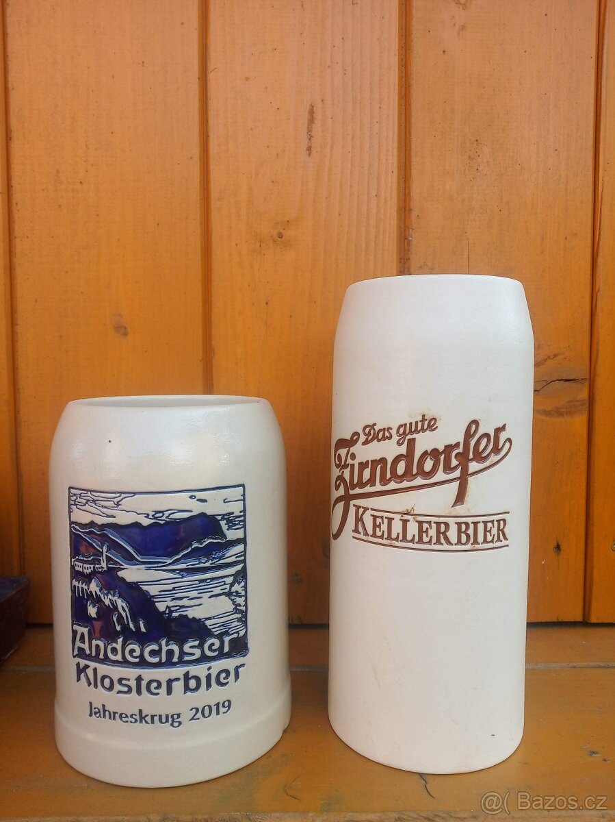 Keramické půllitry korbele