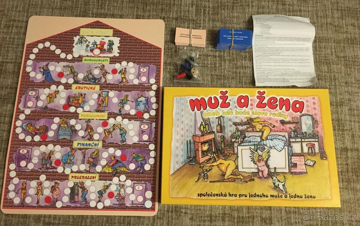 Společenská hra "MUŽ A ŽENA"