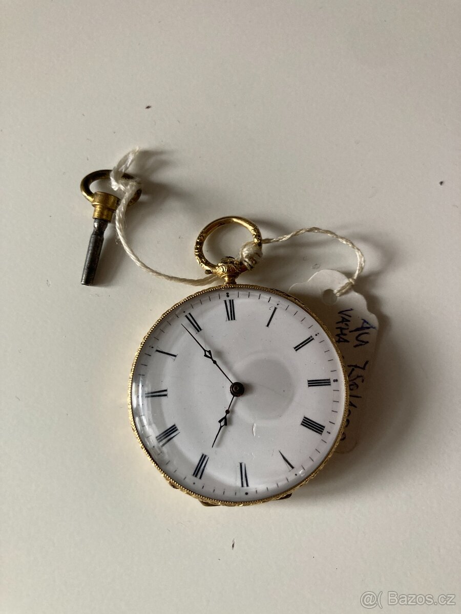 ZLATE HODINKY 18 Kt na klicek