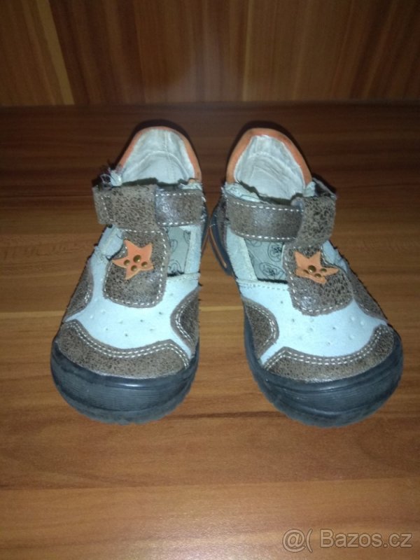 Kožené letní sandály vel. 21