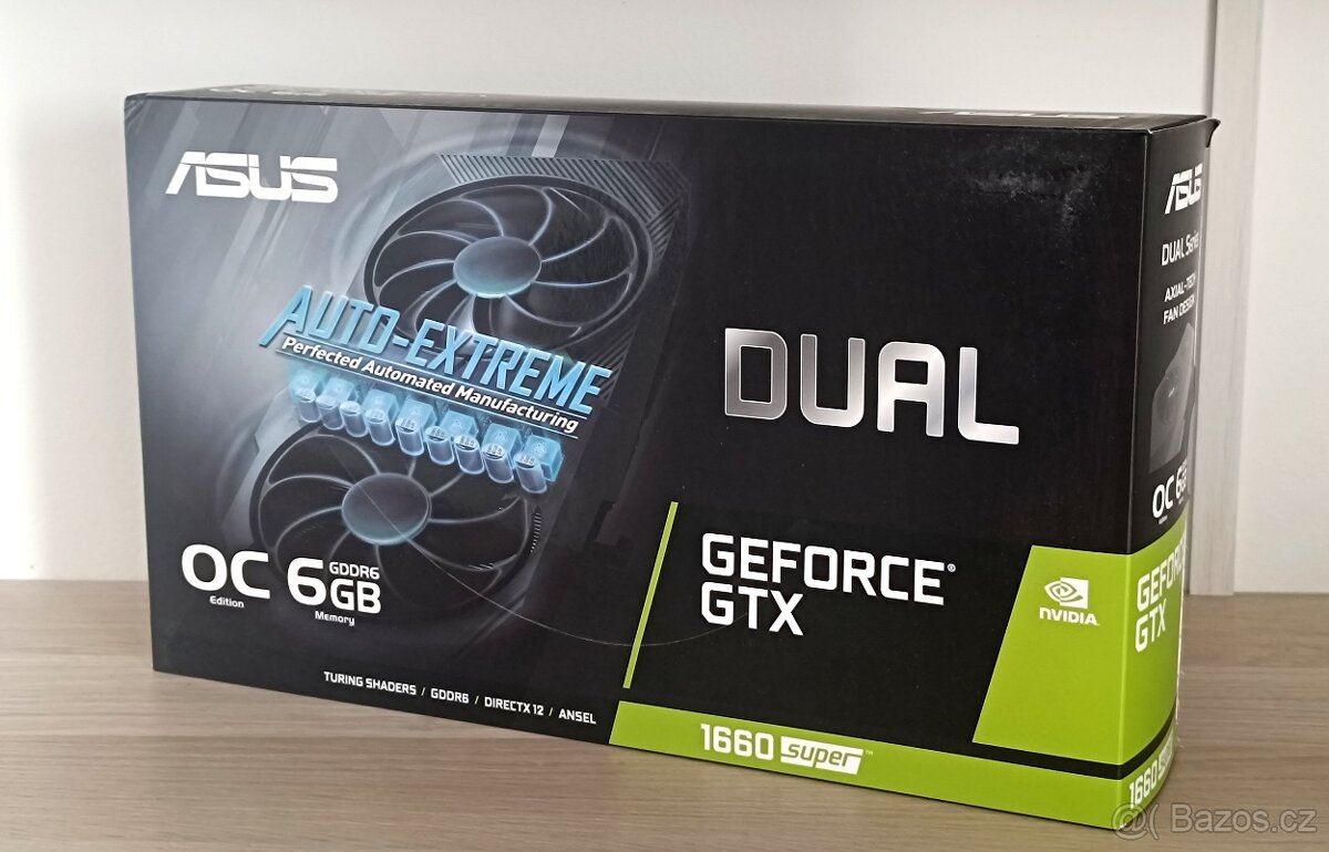 Nová ASUS DUAL GTX 1660 Super OC Edition EVO