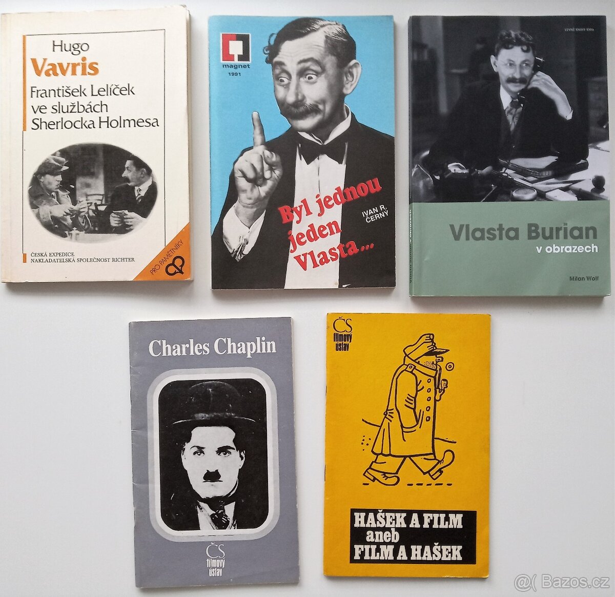 Knihy o: L. de Funés, Laurel&Hardy, B. Keaton, H. Lloyd