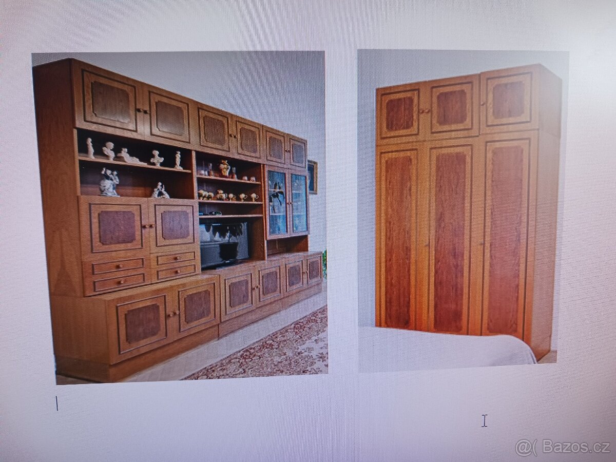 Velká obývací stěna/skříně do ložnice