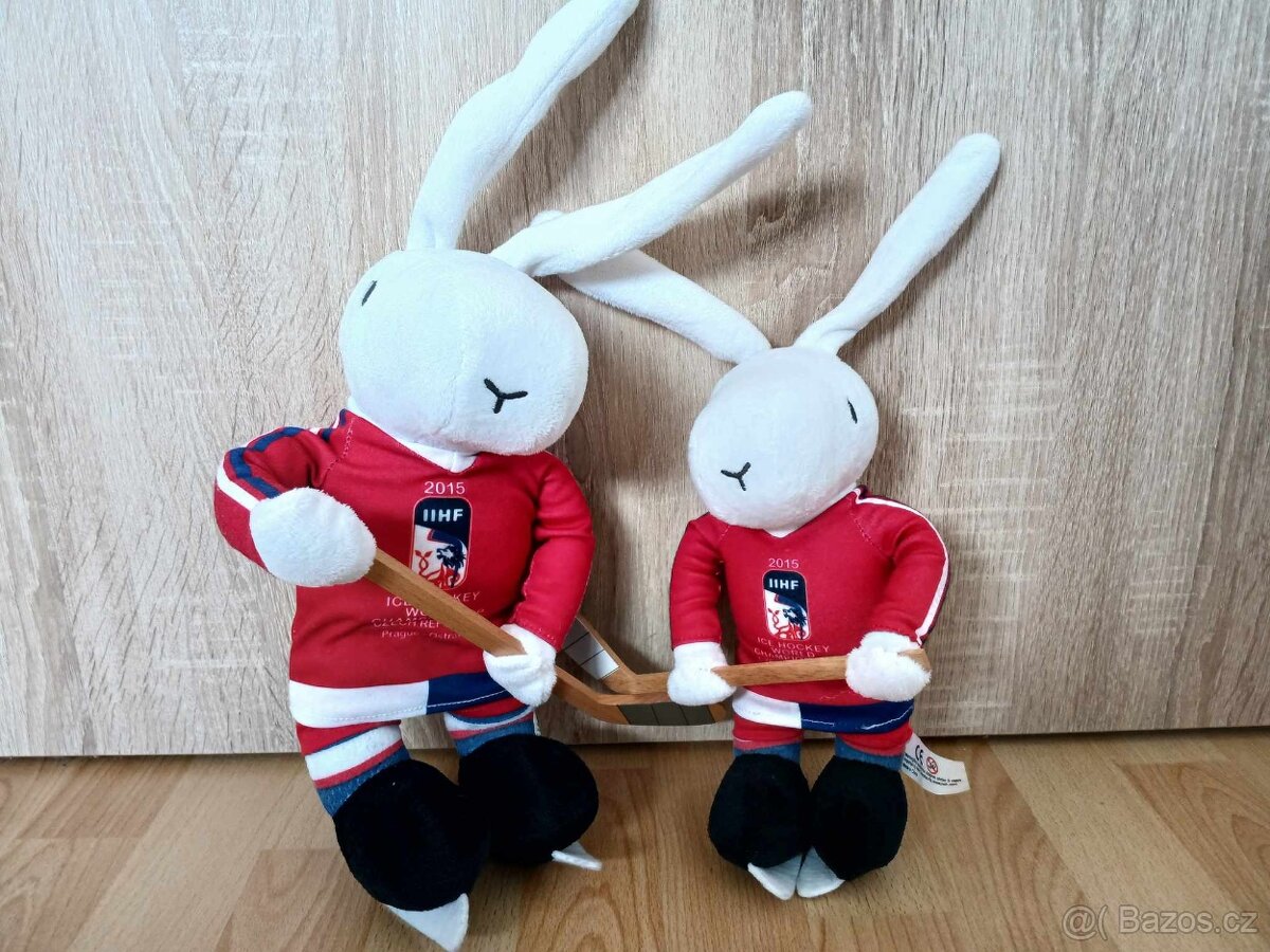 Králíci Bob a Bobek MS v hokeji 2015