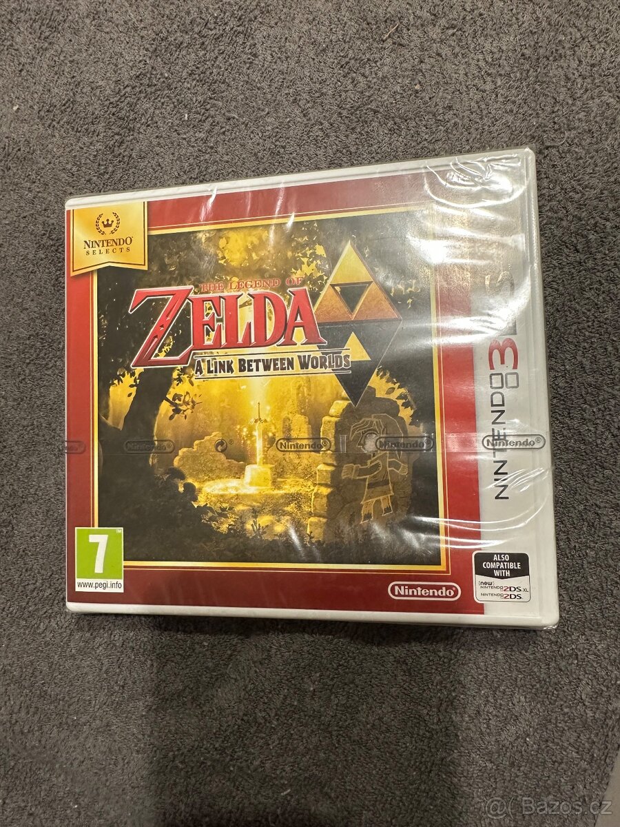 Nintendo 3DS Legend of Zelda Link between worlds NOVÁ