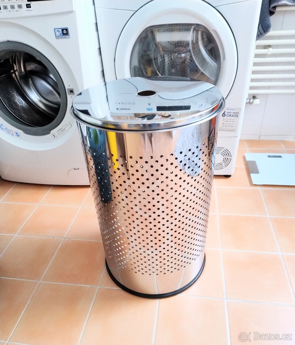 Nerezový koš na prádlo