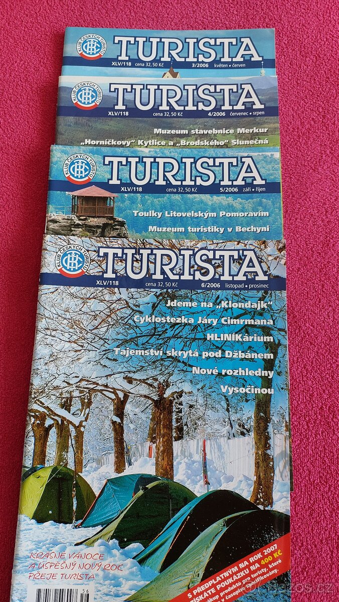 Časopis Turista - ročník 2006