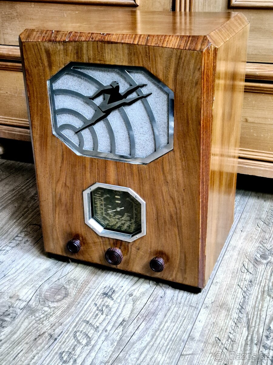 Starožitné rádio L.L.Lucien Levy,3688, rok 1935, Paříž
