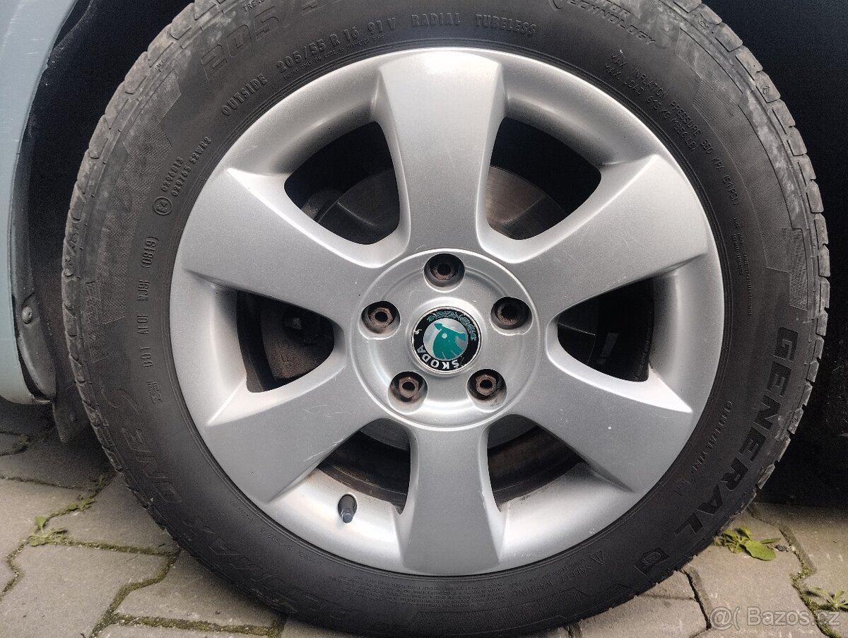 ORIGINÁL AL KOLA ŠKODA OCTAVIE R16 ET50