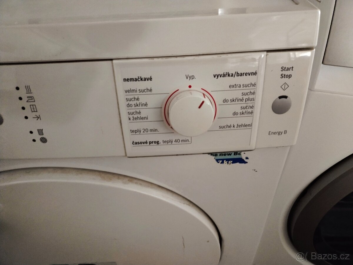 Prodám sušičku značky BOSCH -----7 kg----ZDARMA DOVEZU---