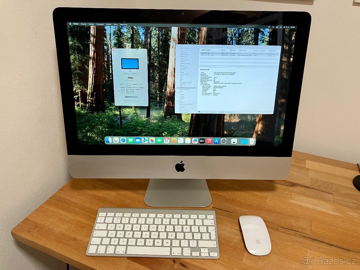 iMac 21.5" Core i3 3 GHz 8GB RAM 512GB SSD Sequioa