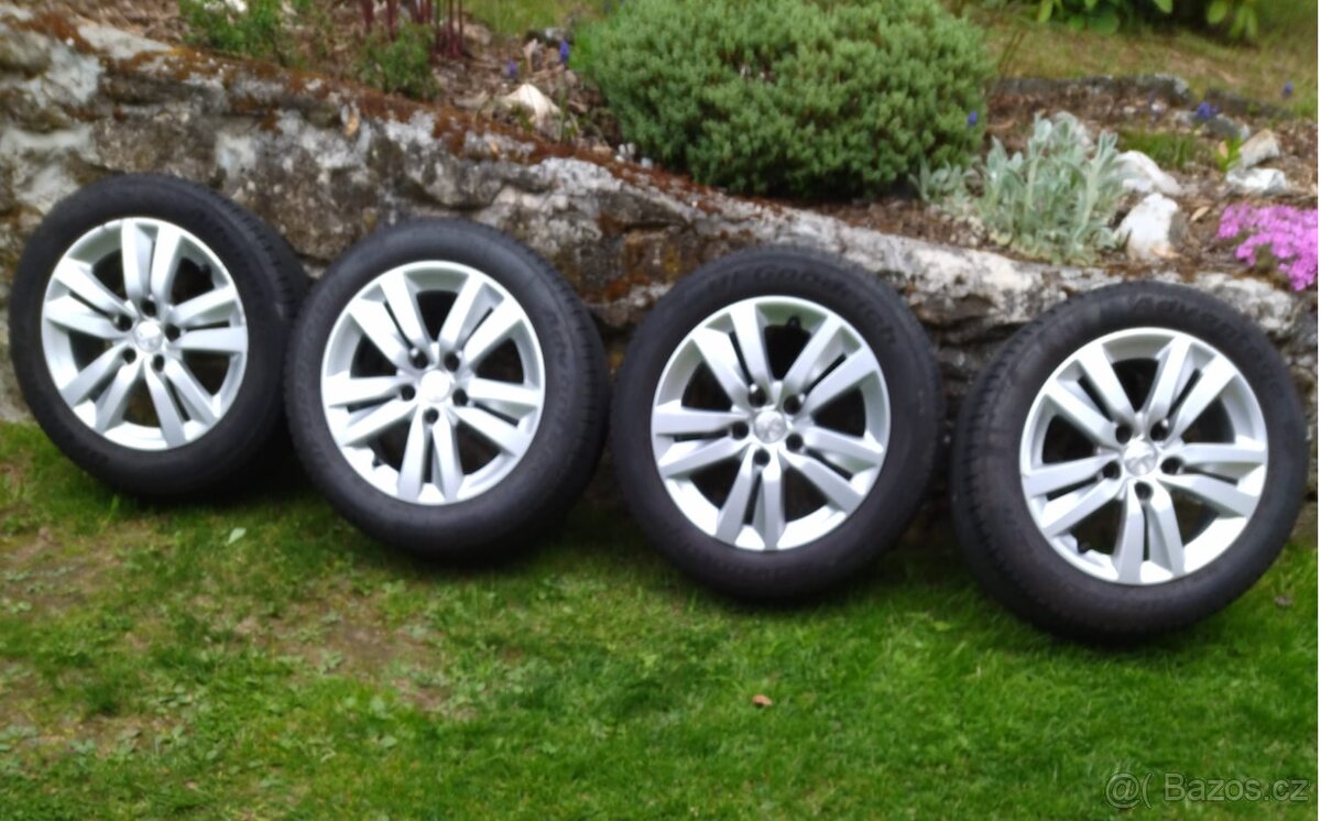 letní pneu s origo alu disky na peugeot 308