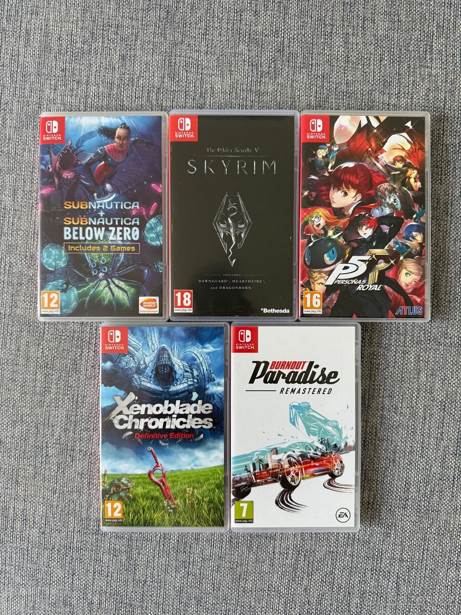 Hry na nintendo switch