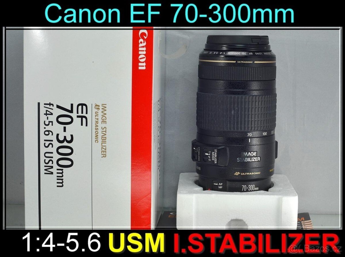 Canon EF 70-300mm F/4-5.6 IS USM F.F. TELE-ZOOM