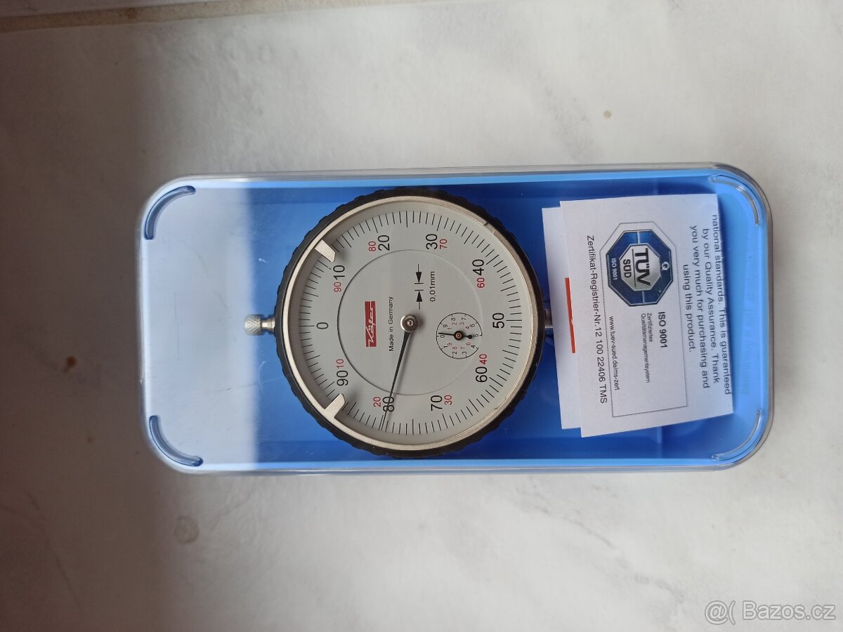 Prodám úchylkoměr Kafer 0,01/10mm - NOVÝ