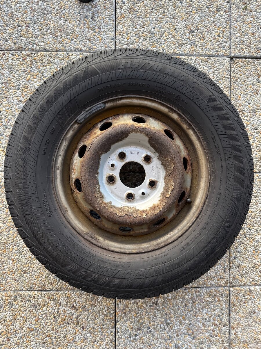 Ocelové disky s pneu i bez 5x118 R15C - po kusech