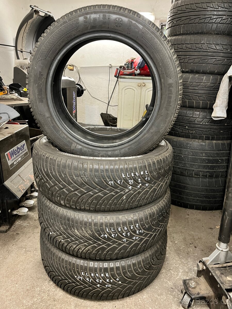Zimní Pneu 195/55 R16 91H Kleber