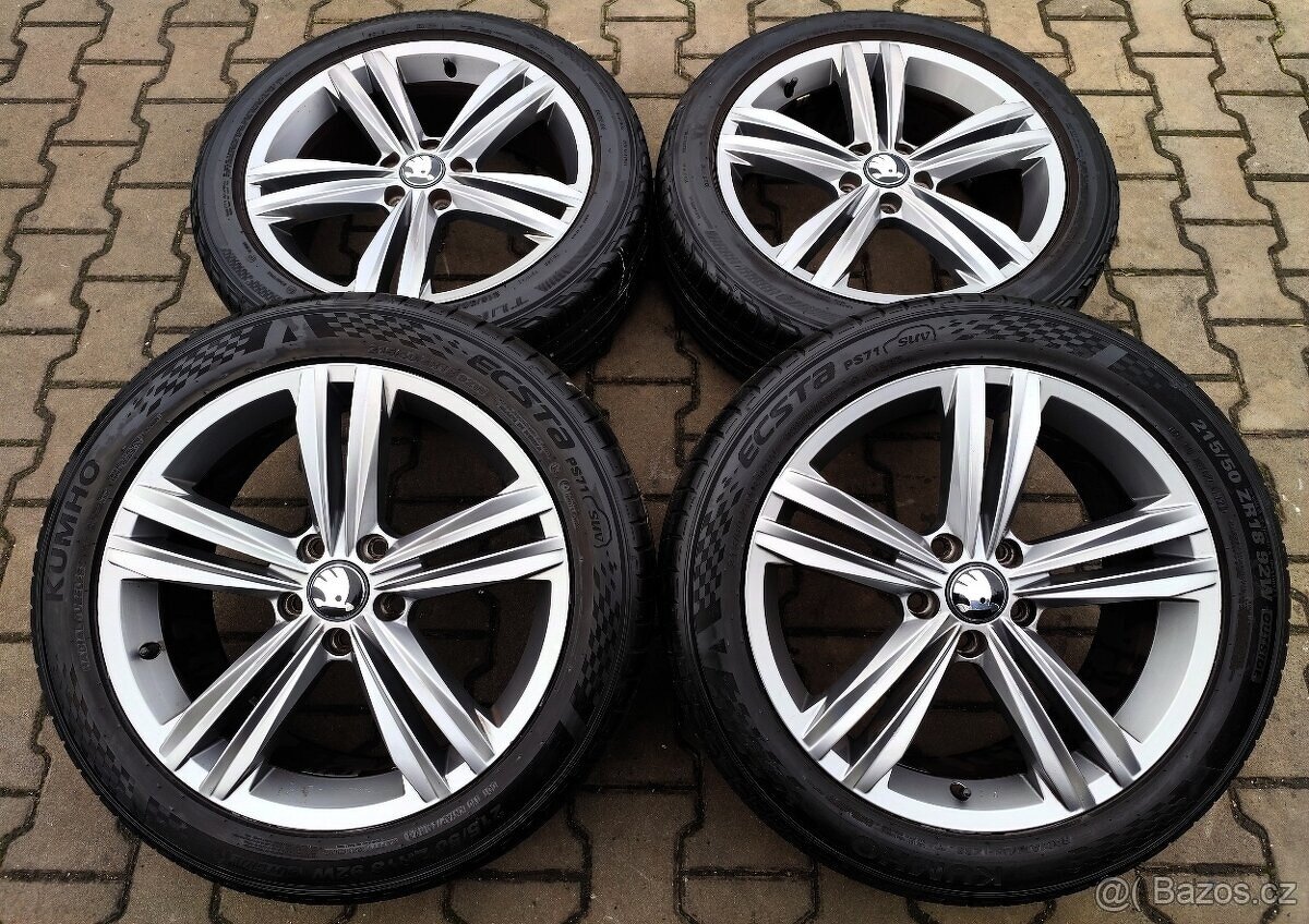 Alu kola originál Volkswagen T-Roc, Škoda Karoq 5x112 R18