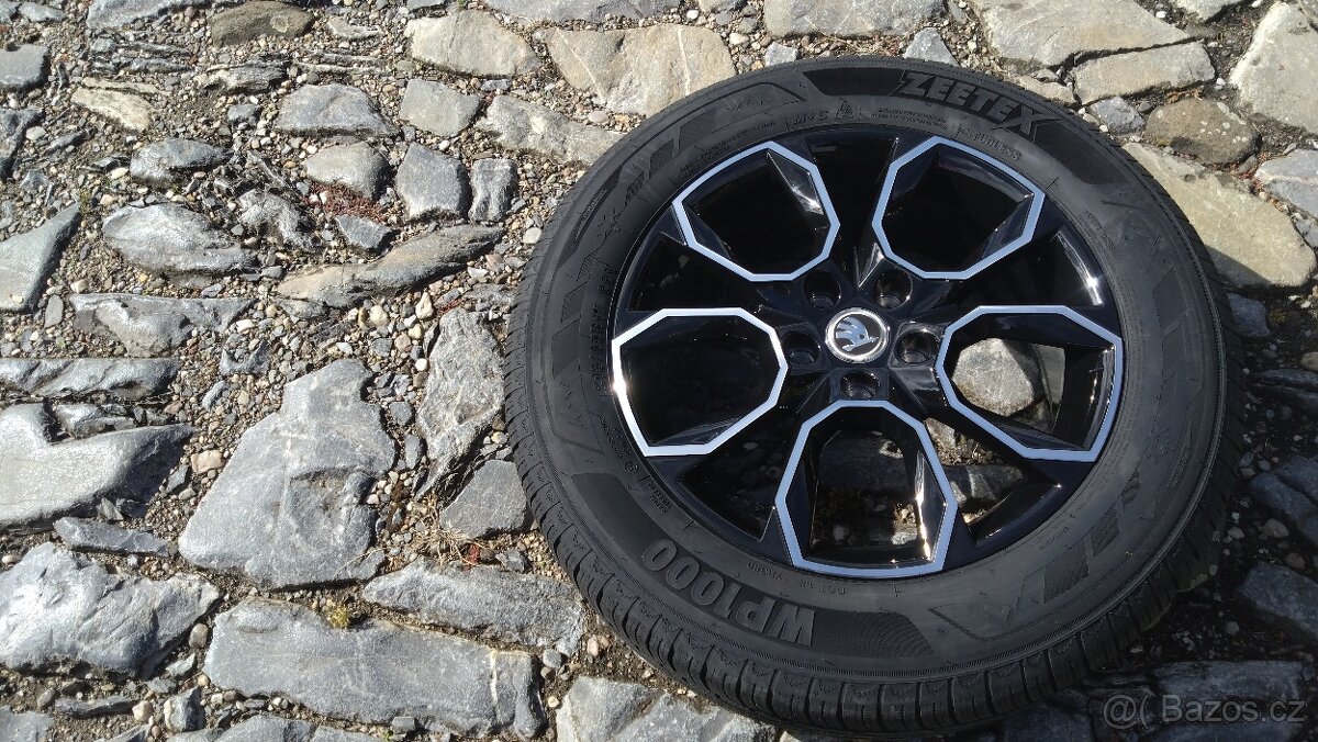NOVÁ al kola 17 5x112 ŠKODA KODIAQ 215 65 17 ZIMNÍ