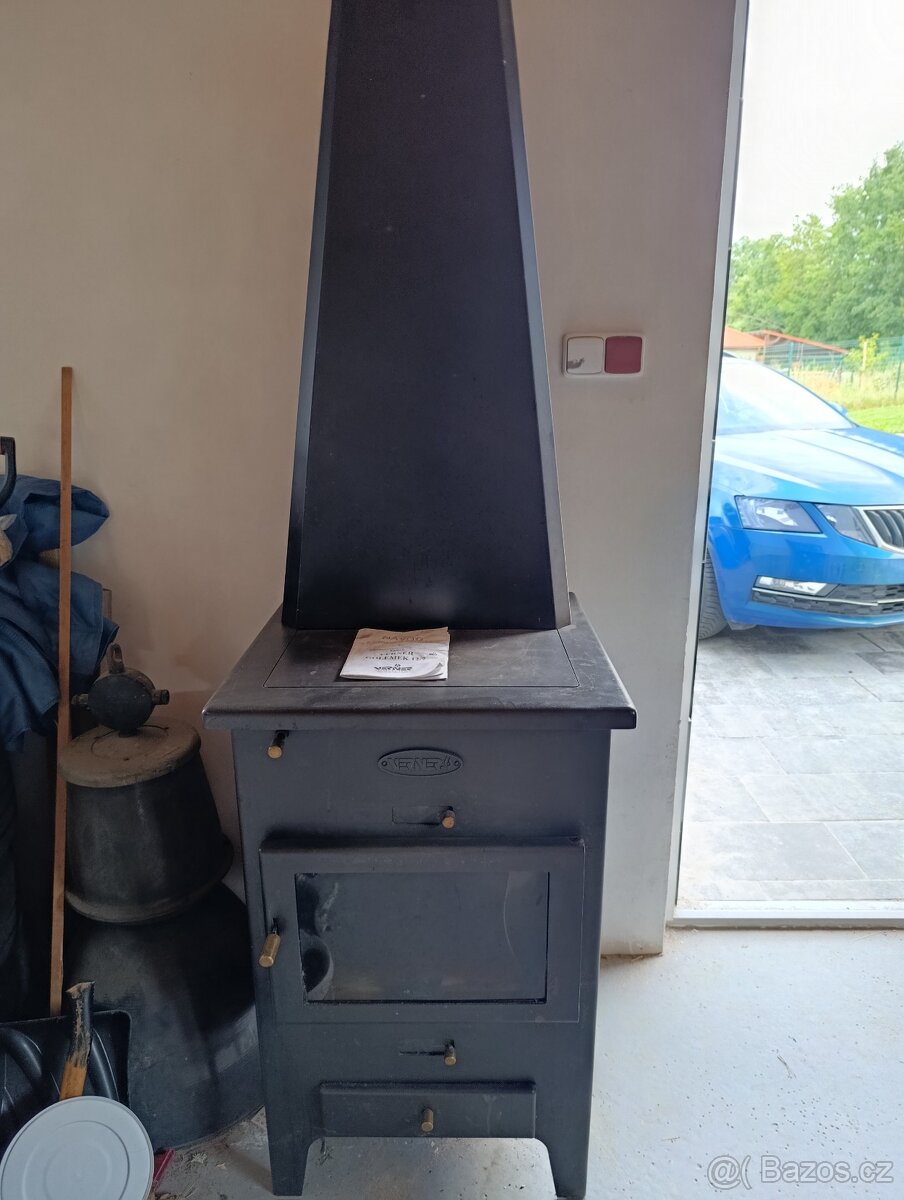 Krbová kamna s výměníkem