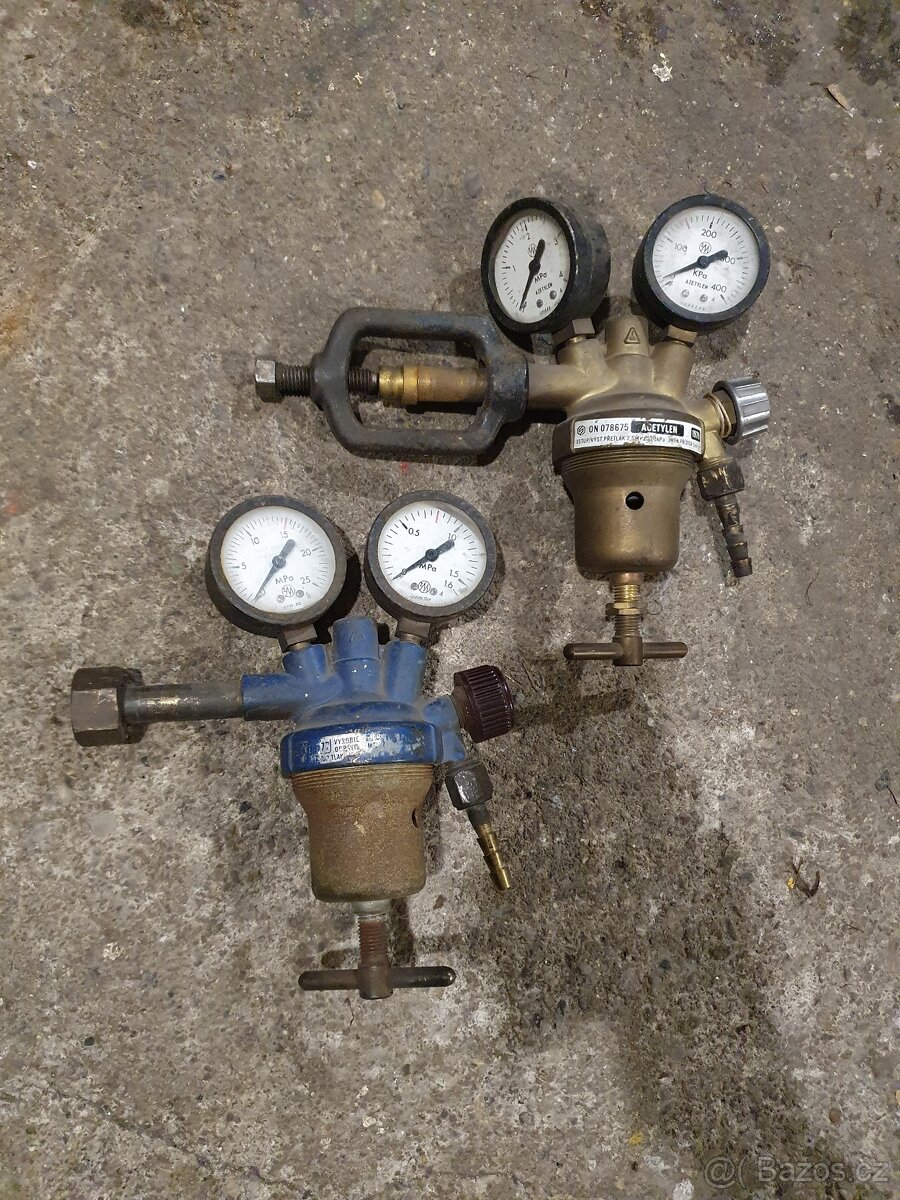 Redukční ventil acetylén a kyslík