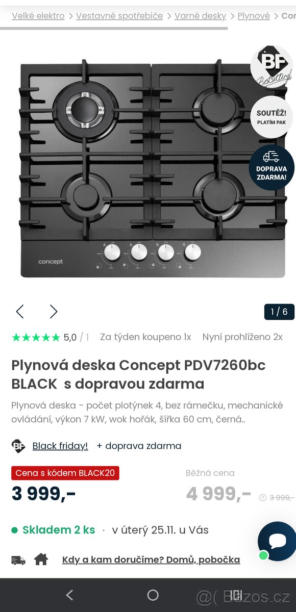 Plynova varna deska