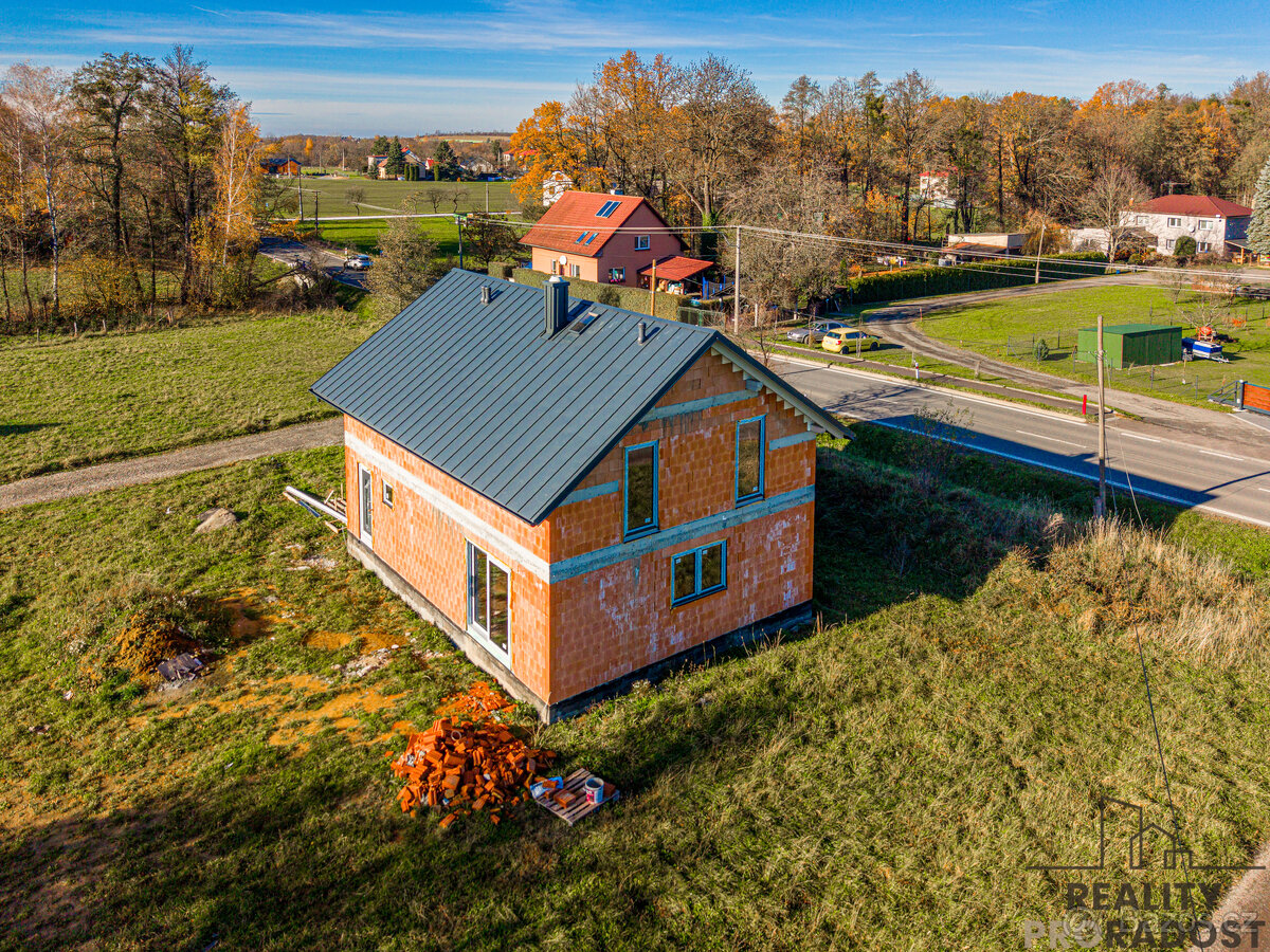 RD – novostavba (cihlová) – HRUBÁ STAVBA