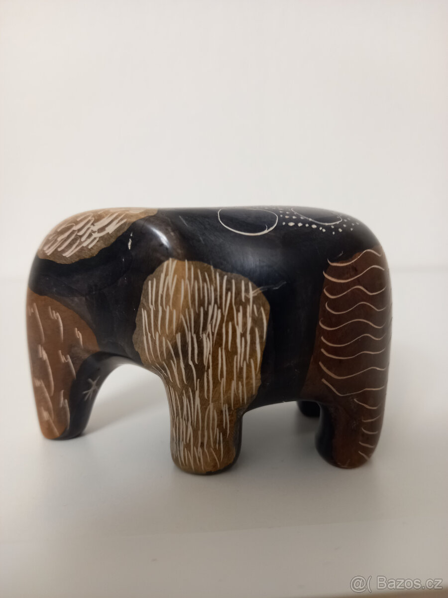 2x slon + 3 miniatury slonů