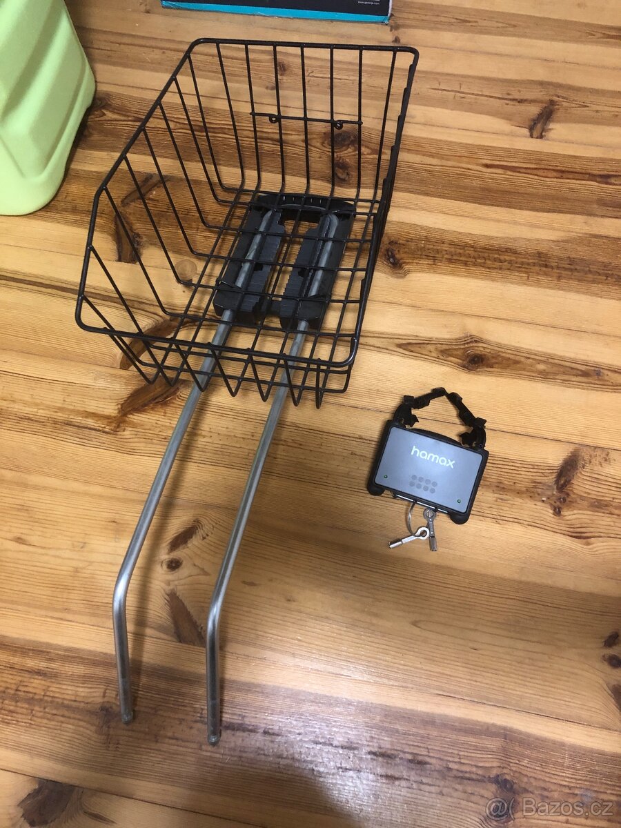 HAMAX nosič s košíkem a zámkem