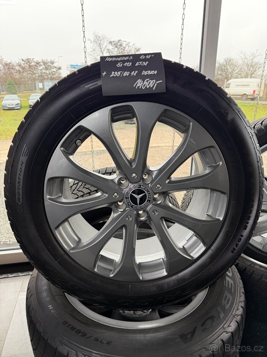 ALU Mercedes 8x18” 5x112 et38 235/60 r18
