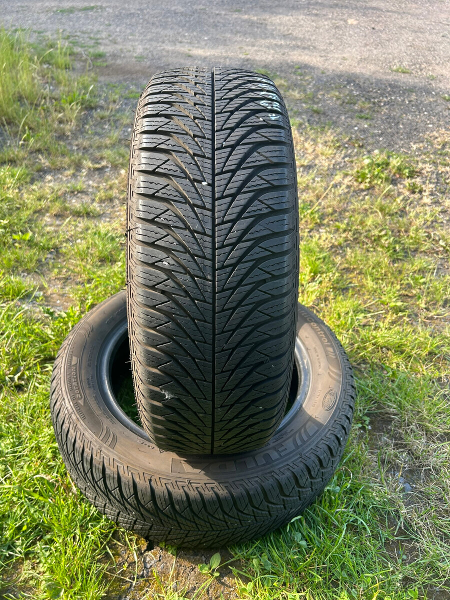 2ks celoroční pneu Fulda 185/60/15