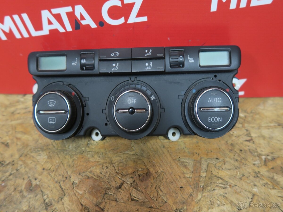 Panel ovládání topení s výhřevem sedadel Volkswagen Golf 5