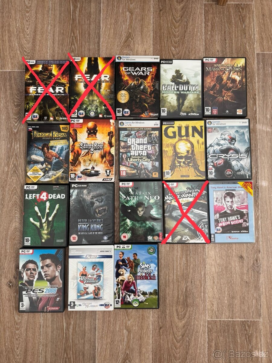 Prodám hry na PC
