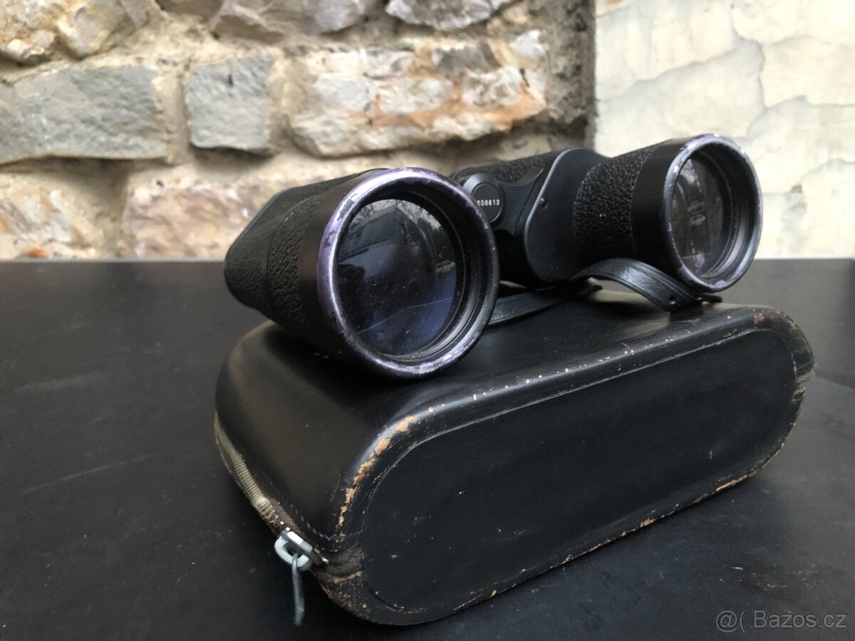 Kvalitní dalekohled 7x50 Carl Zeiss, perfektní obraz.